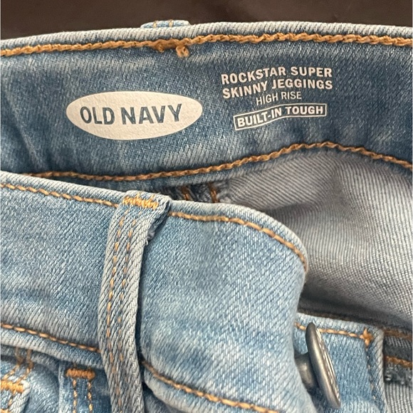 old navy jeans, blue, size 14 - Picture 3 of 4